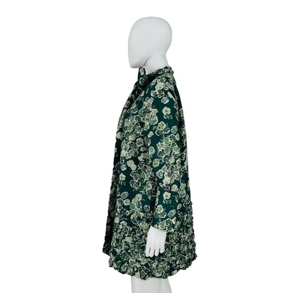 Tuckernuck NEW Green Floral Calyspo Cosmos Celia Mini Dress Size Medium - Picture 5 of 8